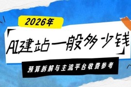 公司网站制作多少钱？2026年建站费用全解析