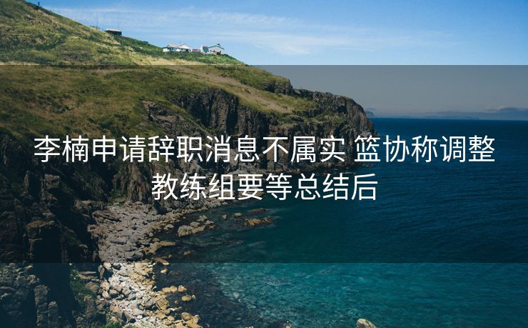 李楠申请辞职消息不属实 篮协称调整教练组要等总结后
